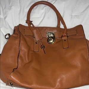 Michael Kors Brown Leather Satchel